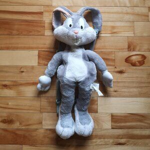 Vintage 90s Looney Tunes Bugs Bunny Backpack 23 inch